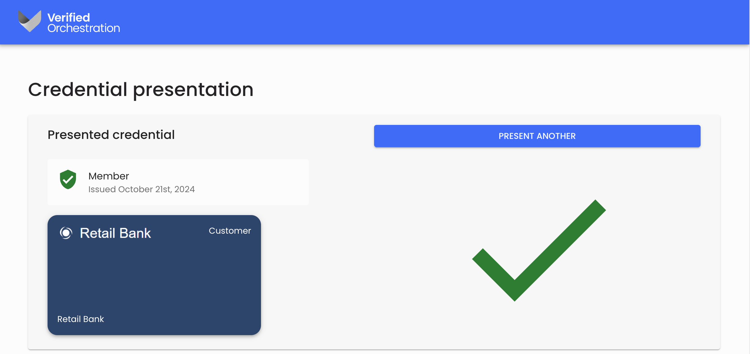 Presentation demo verified